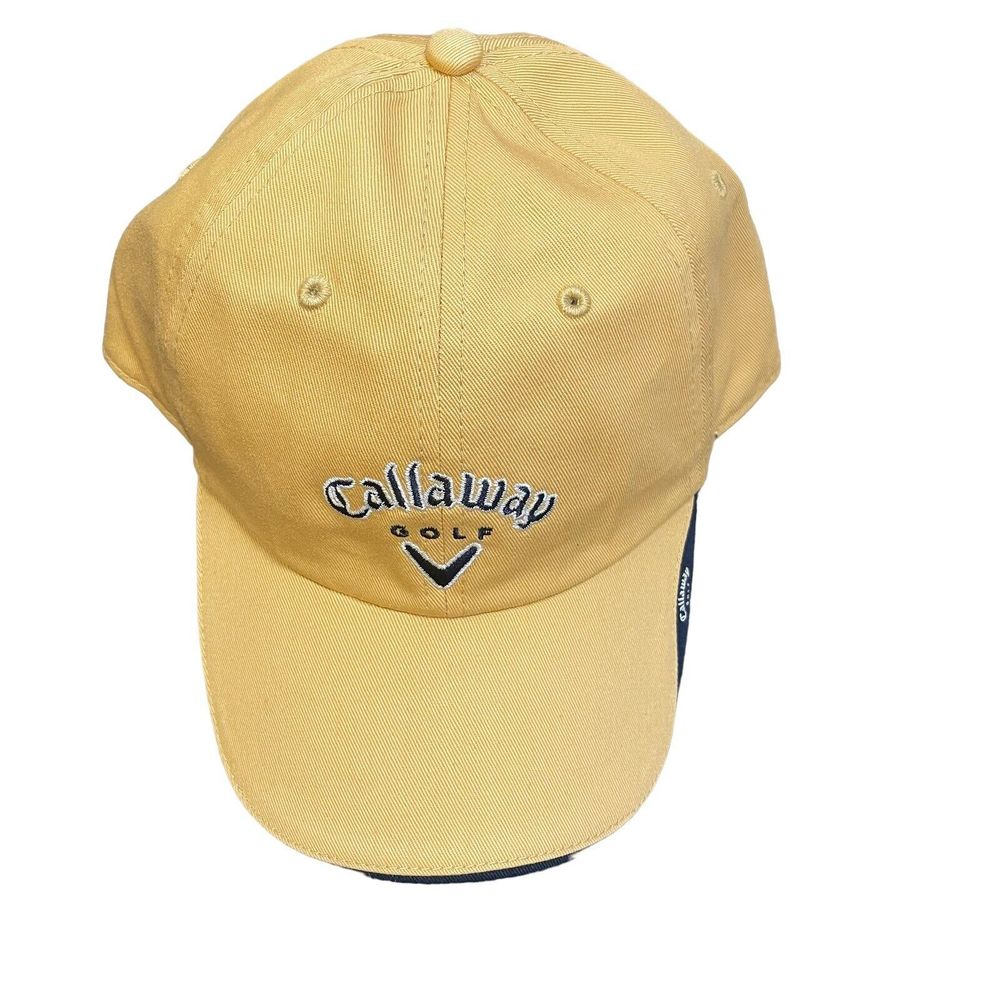 CALLAWAY Golf Hat‎ Gold & Black Dad Cap 100% Cotton NWT